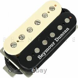 Seymour Duncan Sh-18n Whole’lotta Humbucker Custom Zebra Guitar Pickup Set Nouveau