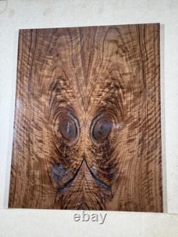 Table de guitare ou bois de dos en noyer noir très figuré, assorti pour luthier
