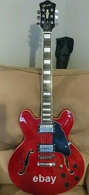 Tout Nouveau Grote Semi Hollow Electric Guitar Cherry Red. Configurer. Sac De Concert. Es335 (es335)