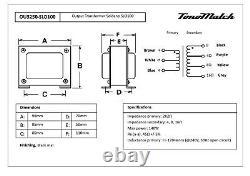 Transformateur D'ensemble Pour Amplificateurs De Guitare Tube Puissance De Remplacement Choke Soldano 100