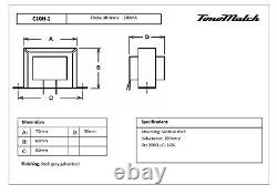 Transformateur D'ensemble Pour Amplificateurs De Guitare Tube Puissance De Remplacement Choke Soldano 100