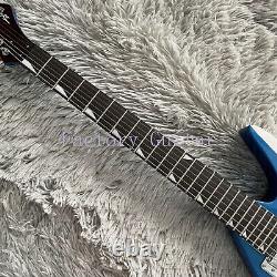 Usine Guitare électrique en forme de Baleine bleue, avec micros HH, corps en tilleul, ensemble en joint.