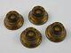 Vintage Clone Parts Clone 59 Gold Bonnet Knobs Pour Guitares Gibson Les Paul'59